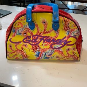 Ed Hardy tattoo Overnight/Bowling/Tote Bag/purse